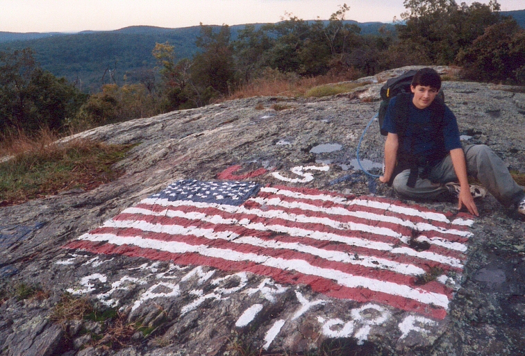 mm 3.1 - Taken in the fall of 2004 while I hiked the NY section of the AT with my son. Courtesy rging@charter.net